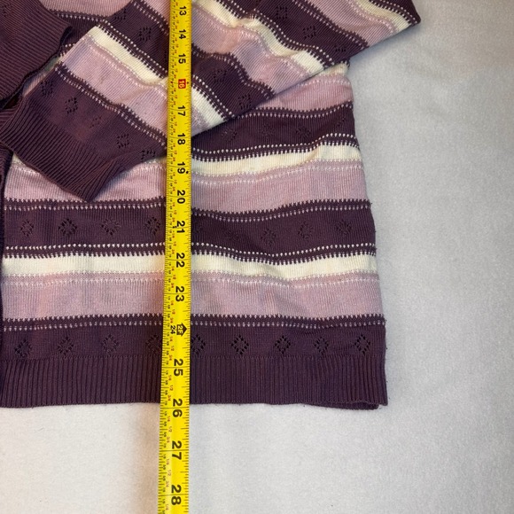 Alfred Dunner Cardigan Sweater Womens Size 3X Acrylic Casual Cozy See Details - Picture 5 of 8